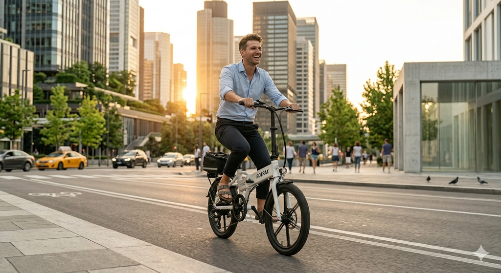 R2V2 Foldable Electric Bike 20*3.0" 32KPH | 64KM Range